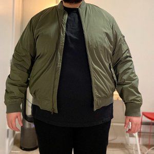 Green Bomber Jacket 3XL